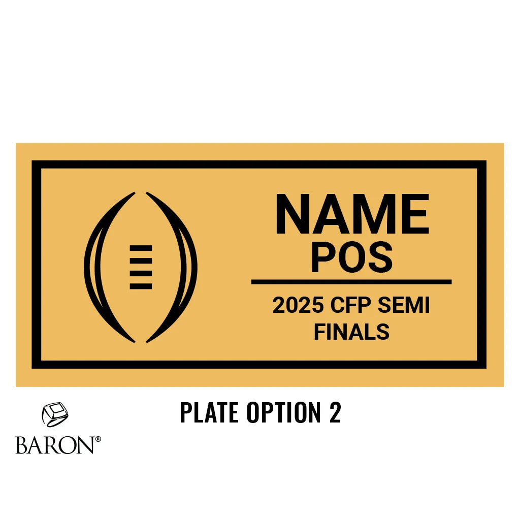 Cotton Bowl Officials 2024 Championship Black Standard Window Ring Box D1.4