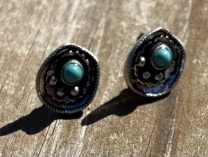 Cowboy Hat Stud Earrings