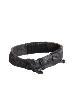 Crucible Men's Stainless Steel Black Bracelet