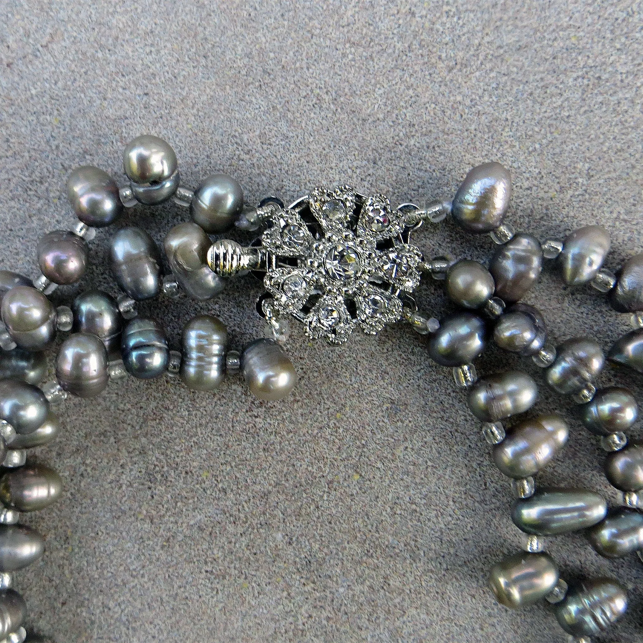 Crystal Blue Drop Necklace