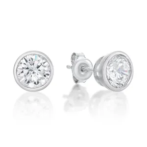 Cubic Zirconia Stud Earrings   CJS 26-33