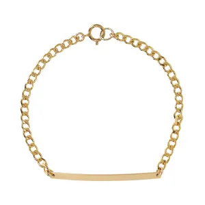 Curb Chain Bar Bracelet