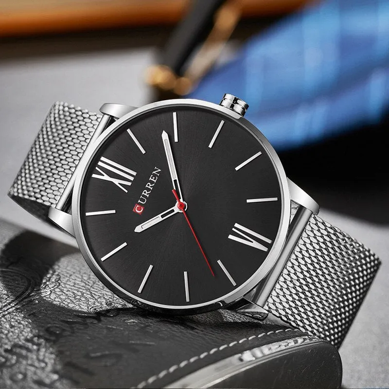 CURREN Fashion Mens Watches Male Top Brand Luxury Quartz Watch Men Casual Slim Waterproof Sport WristWatch Relogio Masculino