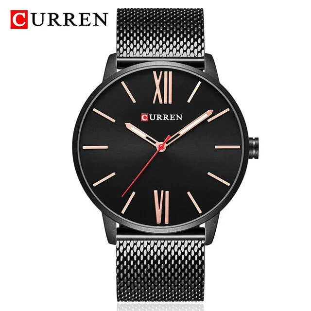 CURREN Fashion Mens Watches Male Top Brand Luxury Quartz Watch Men Casual Slim Waterproof Sport WristWatch Relogio Masculino