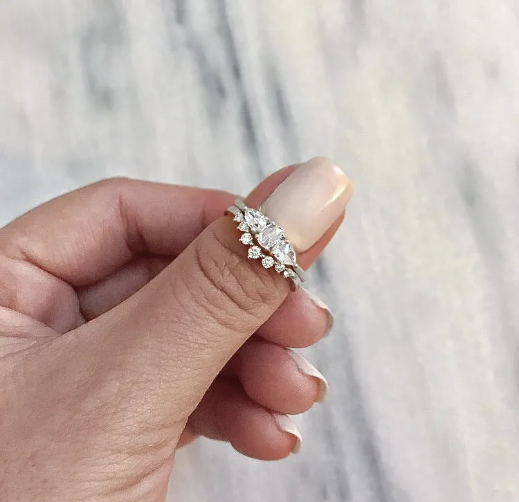 Curved Diamond Band