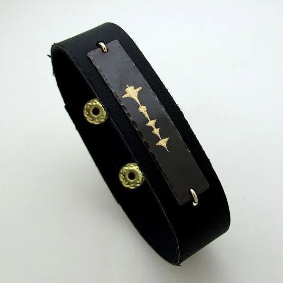 Custom Voice Recording Mens Bracelet, Fathers Day Gift