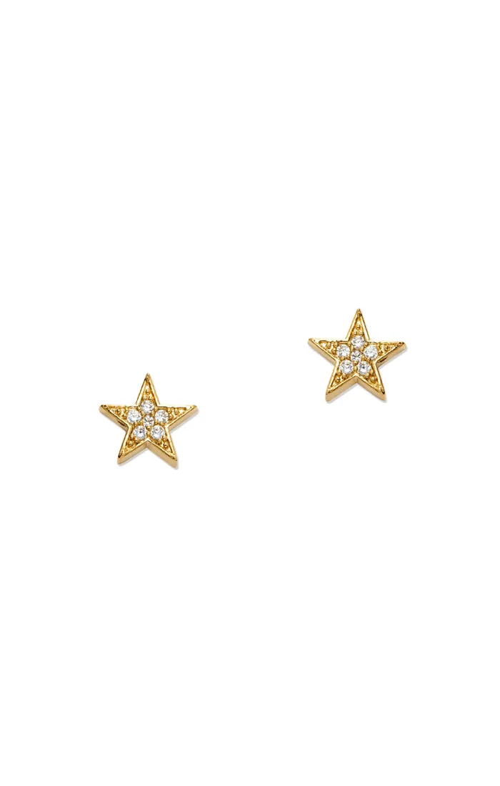 CZ Star Stud Earring