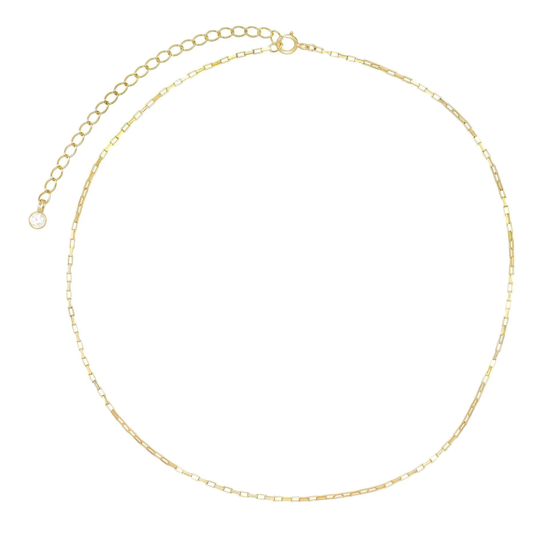 Dainty Box Necklace