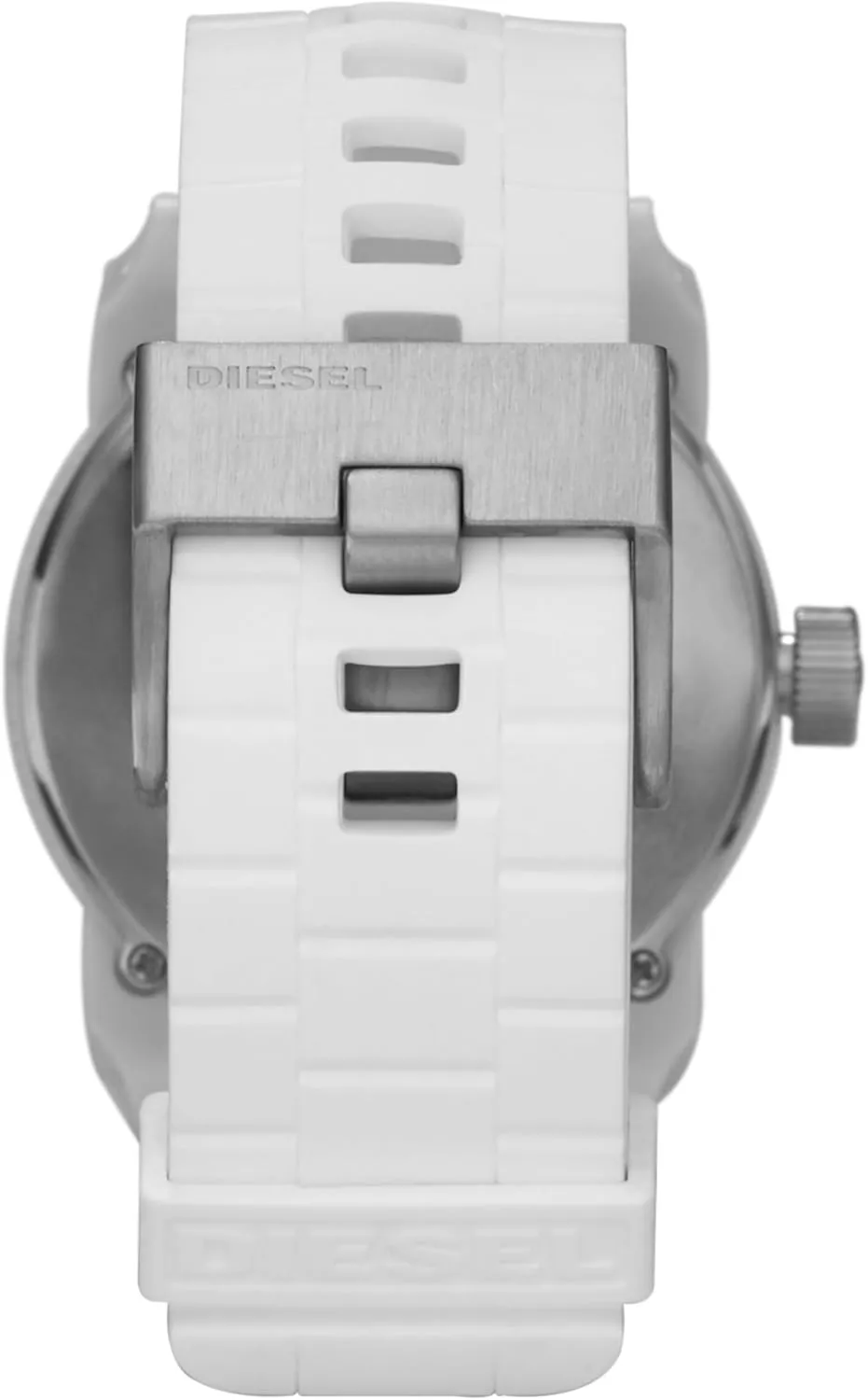 Diesel Double Down White Silicone Men's Watch,