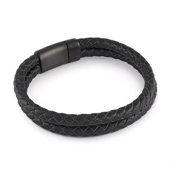 Double Leather Bracelet 6mm