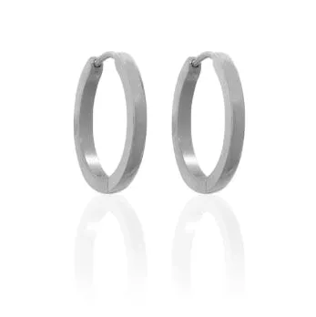 Earrings Lennox Hoops (Available in gold and silver)