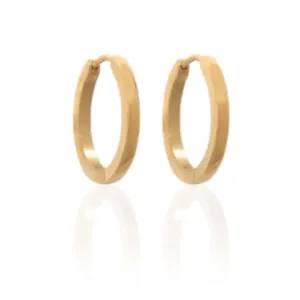 Earrings Lennox Hoops (Available in gold and silver)