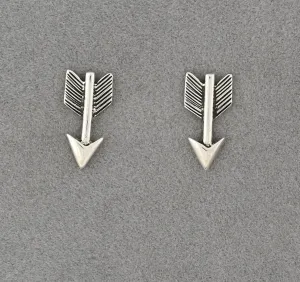 Earrings with Small Arrows on Posts