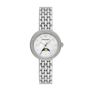 Emporio Armani Rosa Mother of Pearl Dial With Moon Face Women's Watch