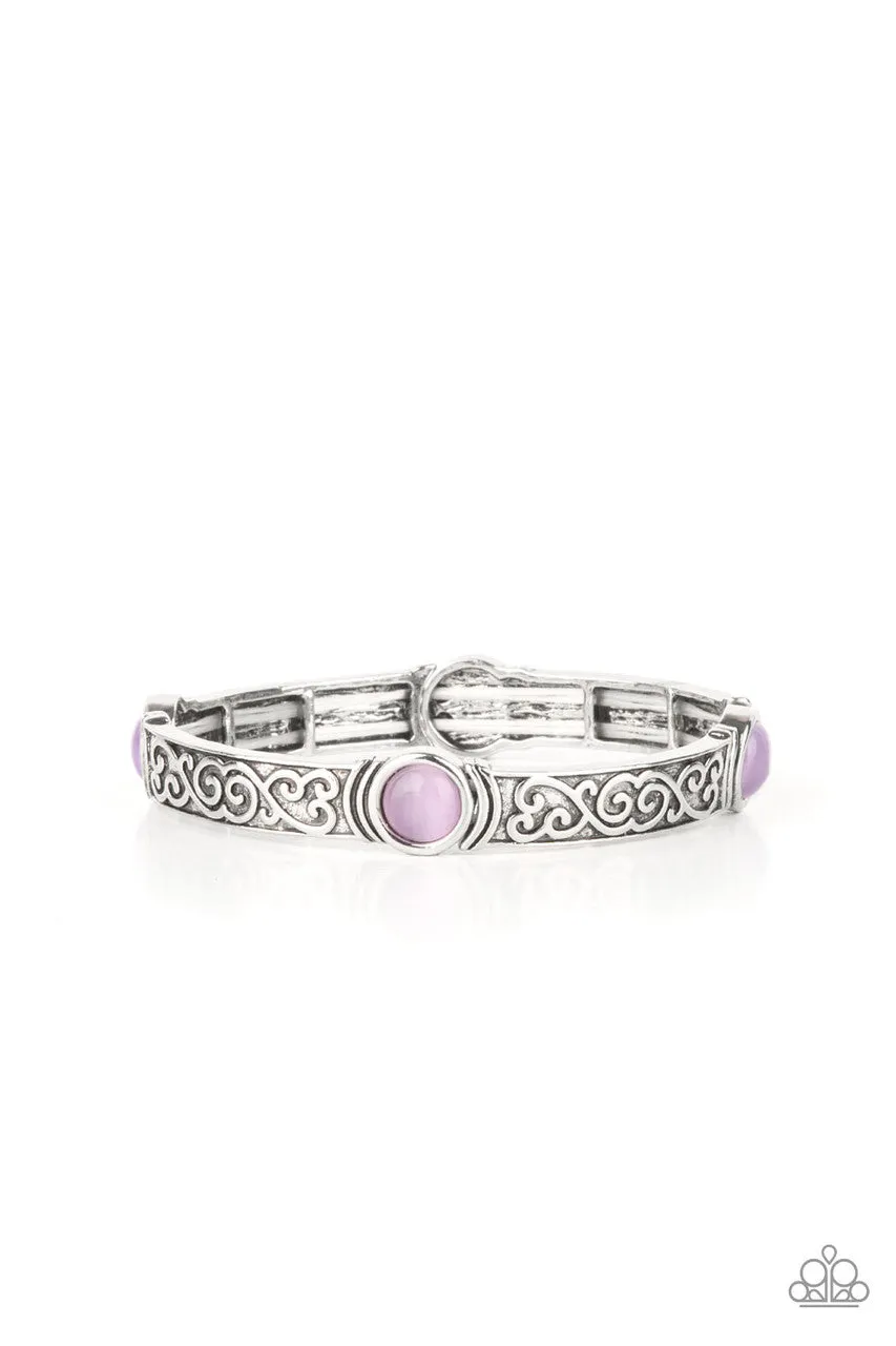 Ethereally Enchanting Purple Paparazzi Bracelet