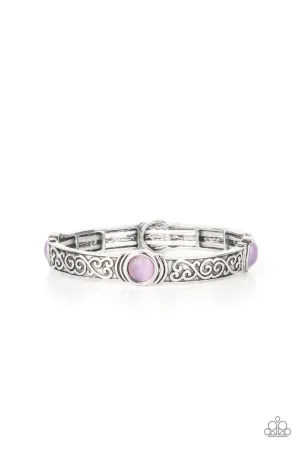 Ethereally Enchanting Purple Paparazzi Bracelet