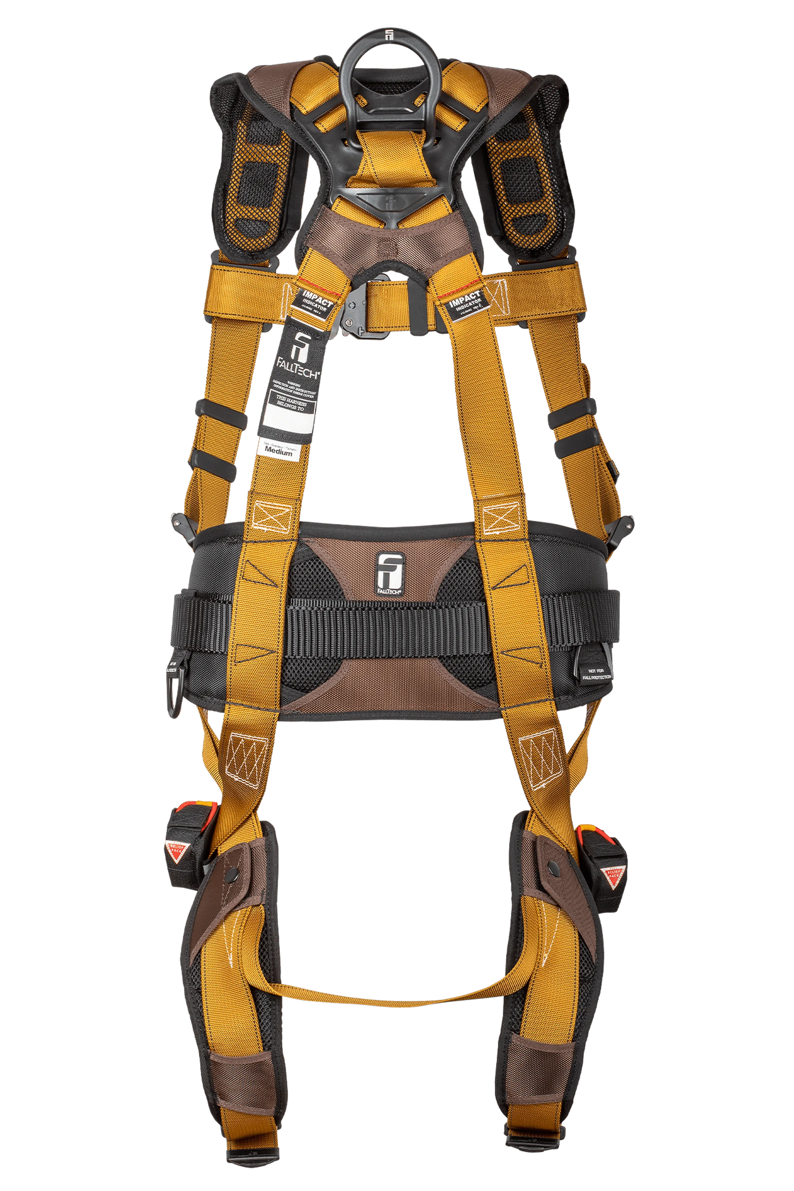 FallTech 7083B Advanced ComforTech® Gel 3D Construction Belted Full Body Harness (each)