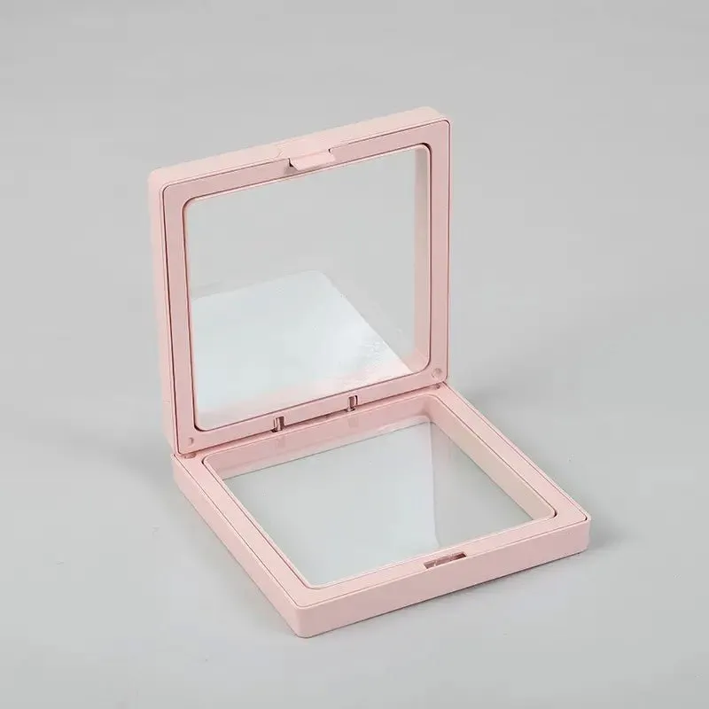 Floating Frame Display 3D 11x11cm - Pink