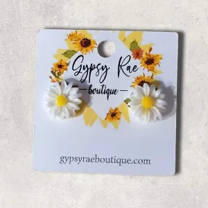Flower Stud Earrings- Individual