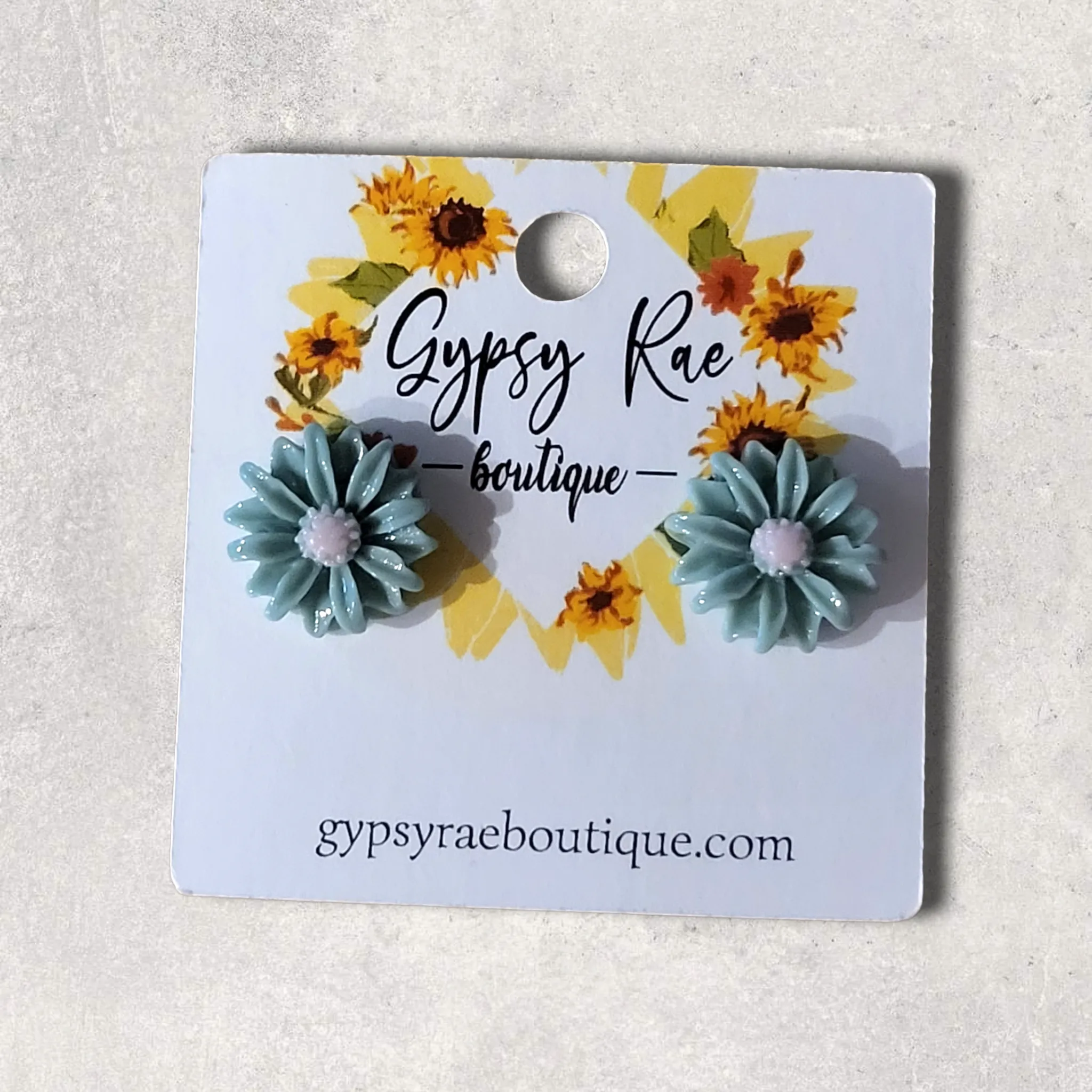 Flower Stud Earrings- Individual