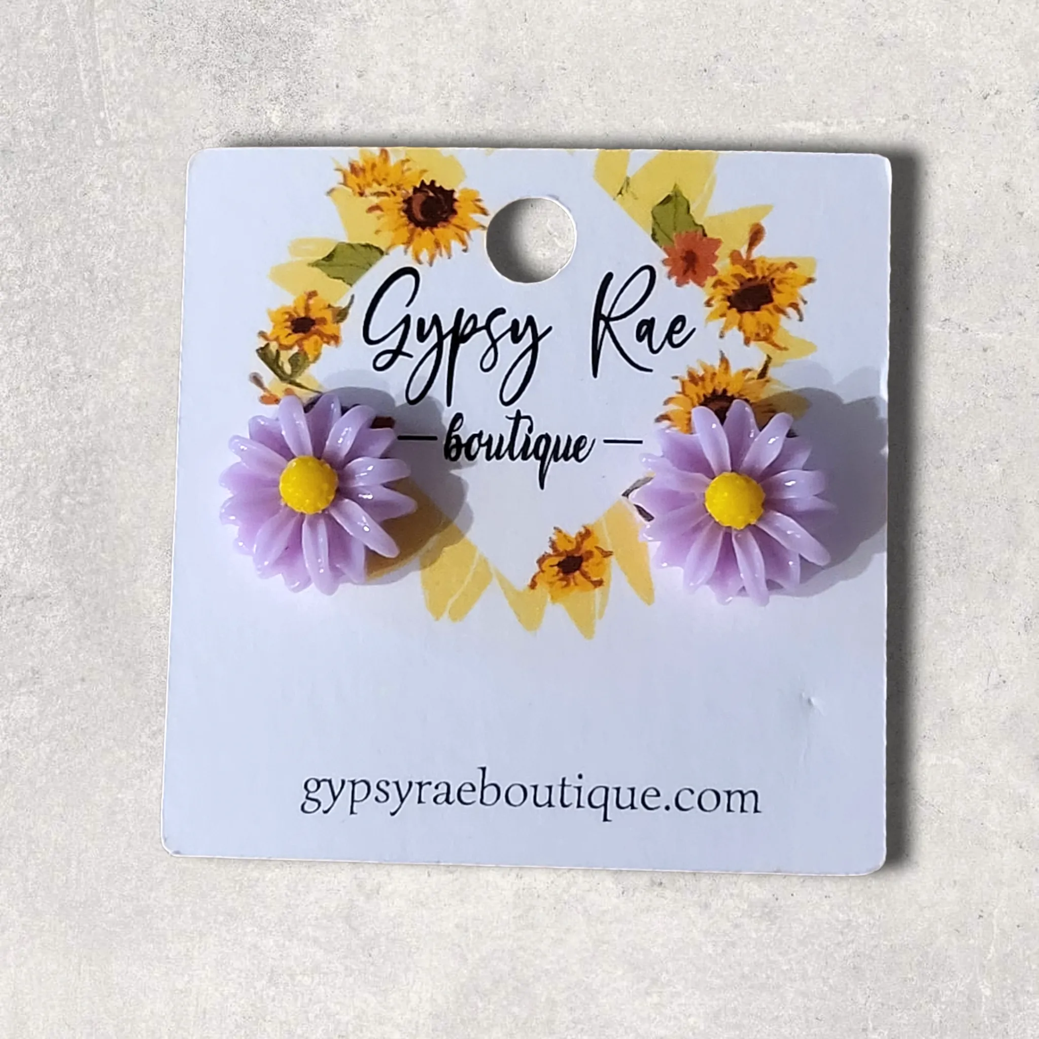 Flower Stud Earrings- Individual