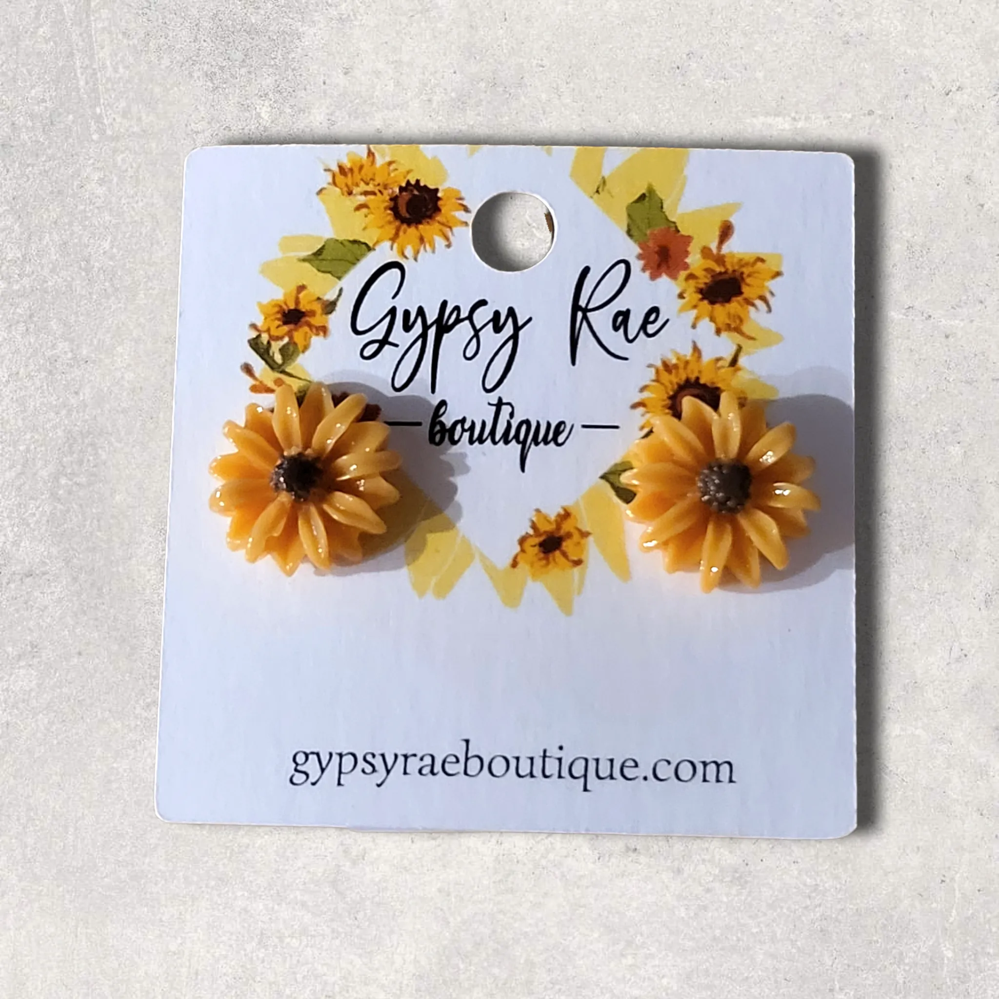 Flower Stud Earrings- Individual