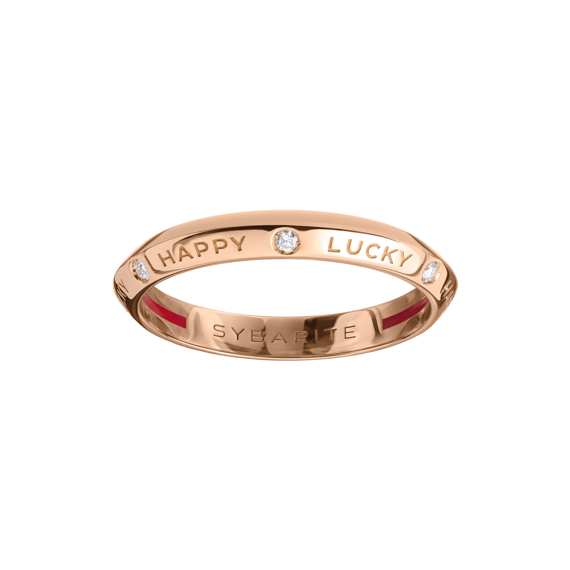 Fortune Band Ring in Rose Gold