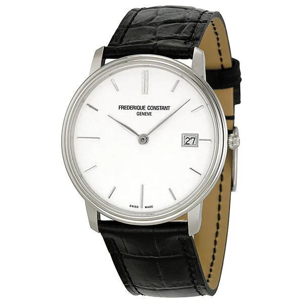 Frederique Constant Slim Line White Dial Unisex Watch FC-220NW4S6