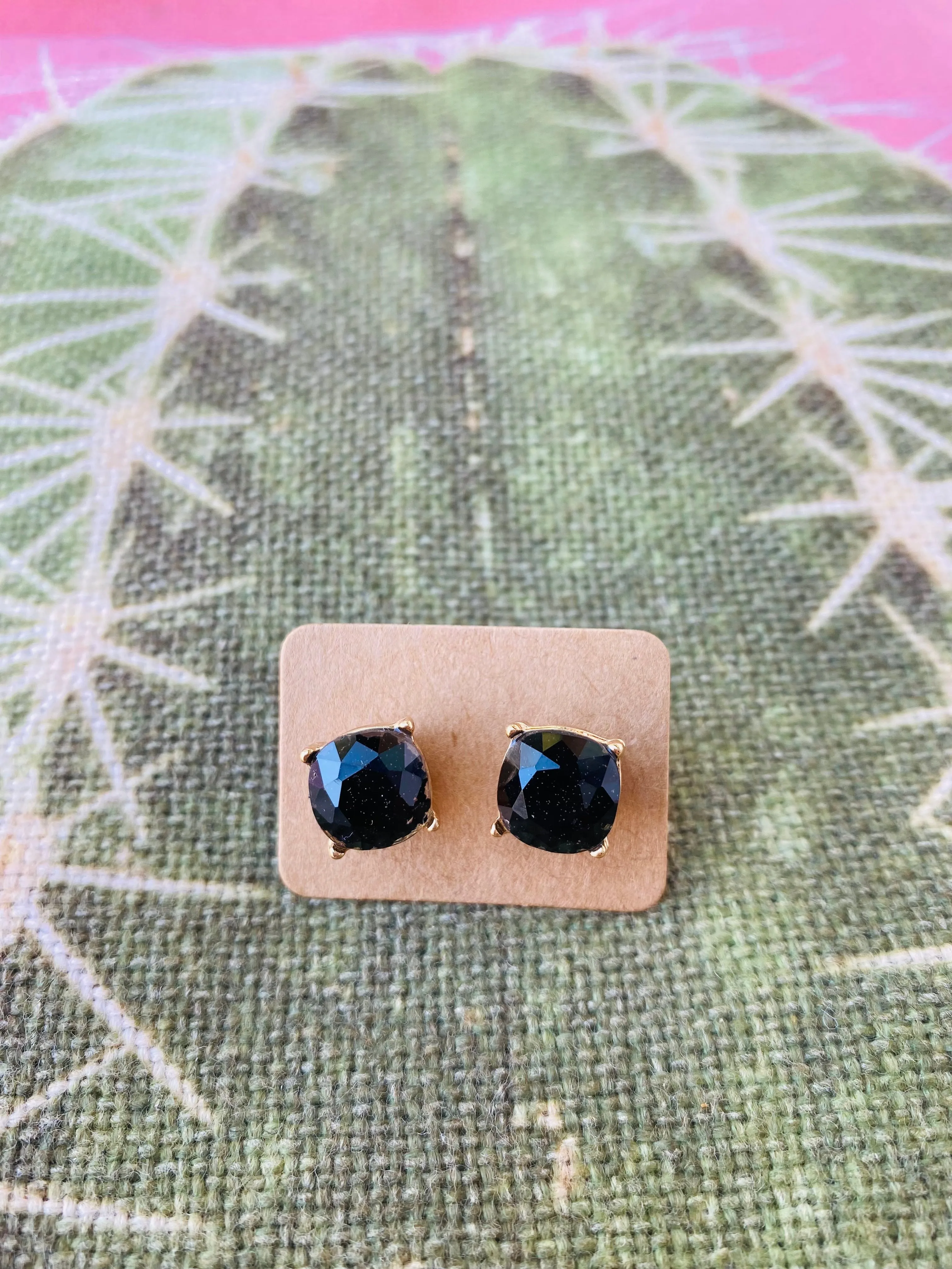 Glitter Stud Earrings