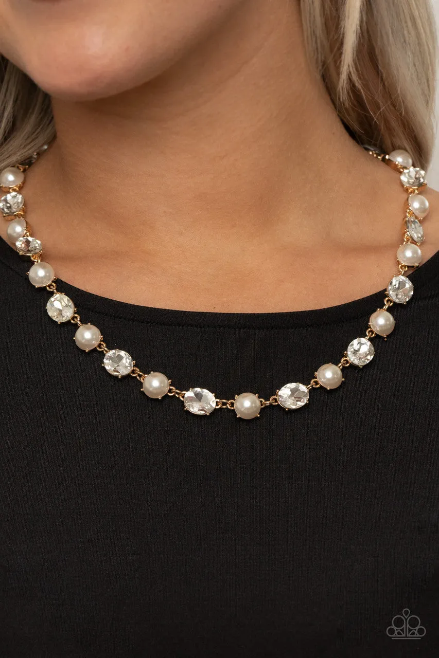 Go-Getter Gleam Gold Paparazzi Necklace