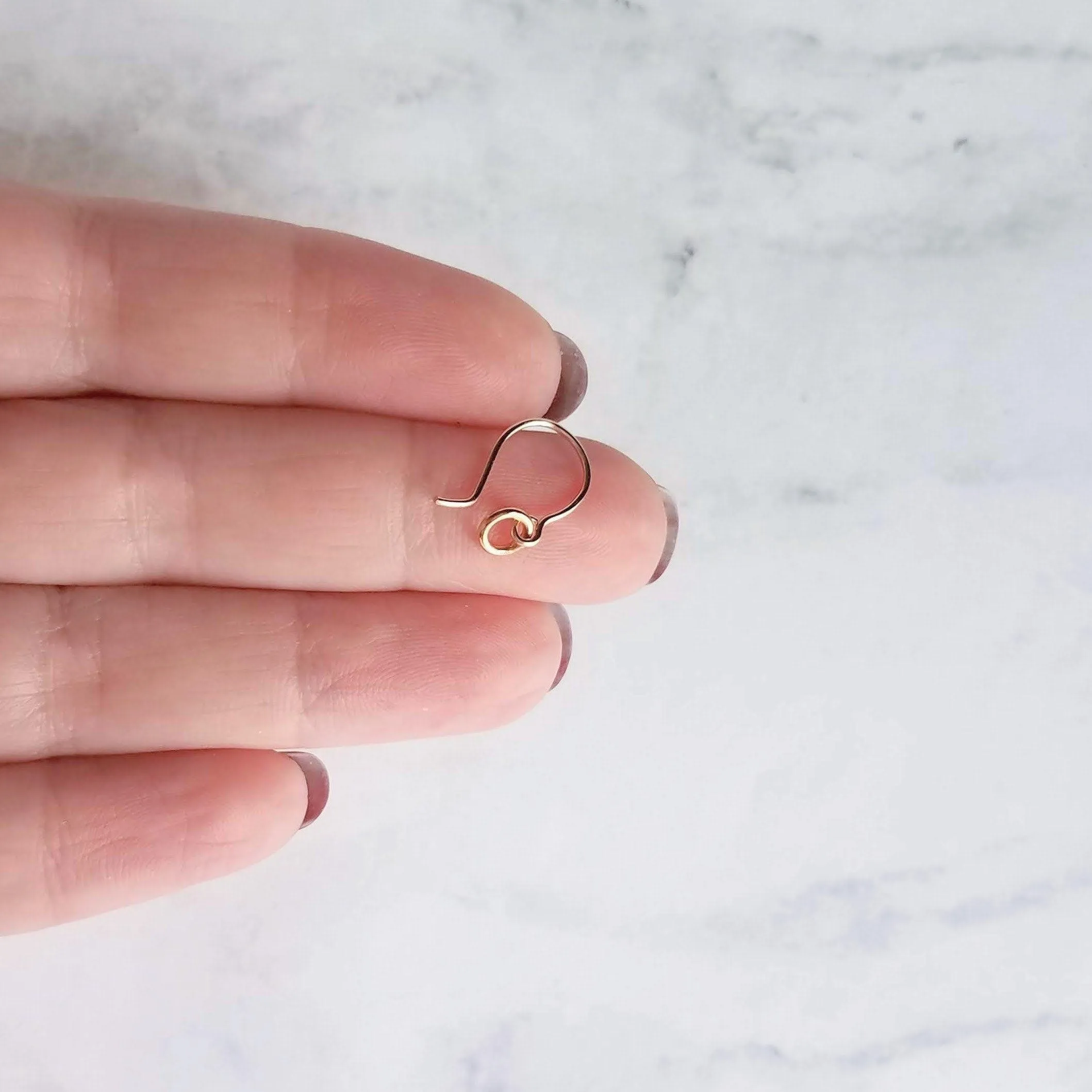 Gold Circle Earrings, 14K gold fill earring, gold ring earring, tiny gold circle earring, small ring earring, minimalist gold earring, hoop