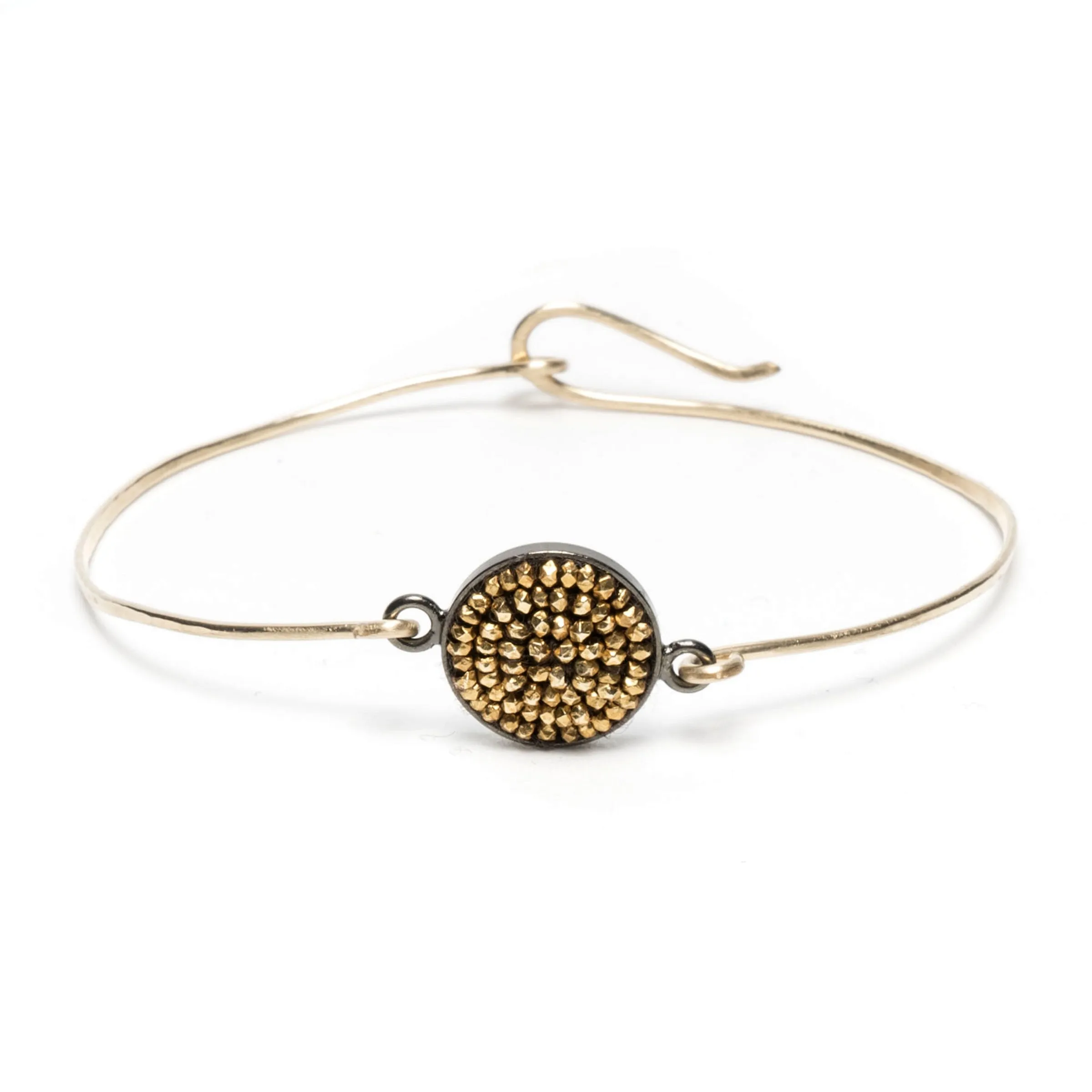 Gold Iconic Mosaic Bangle Bracelet
