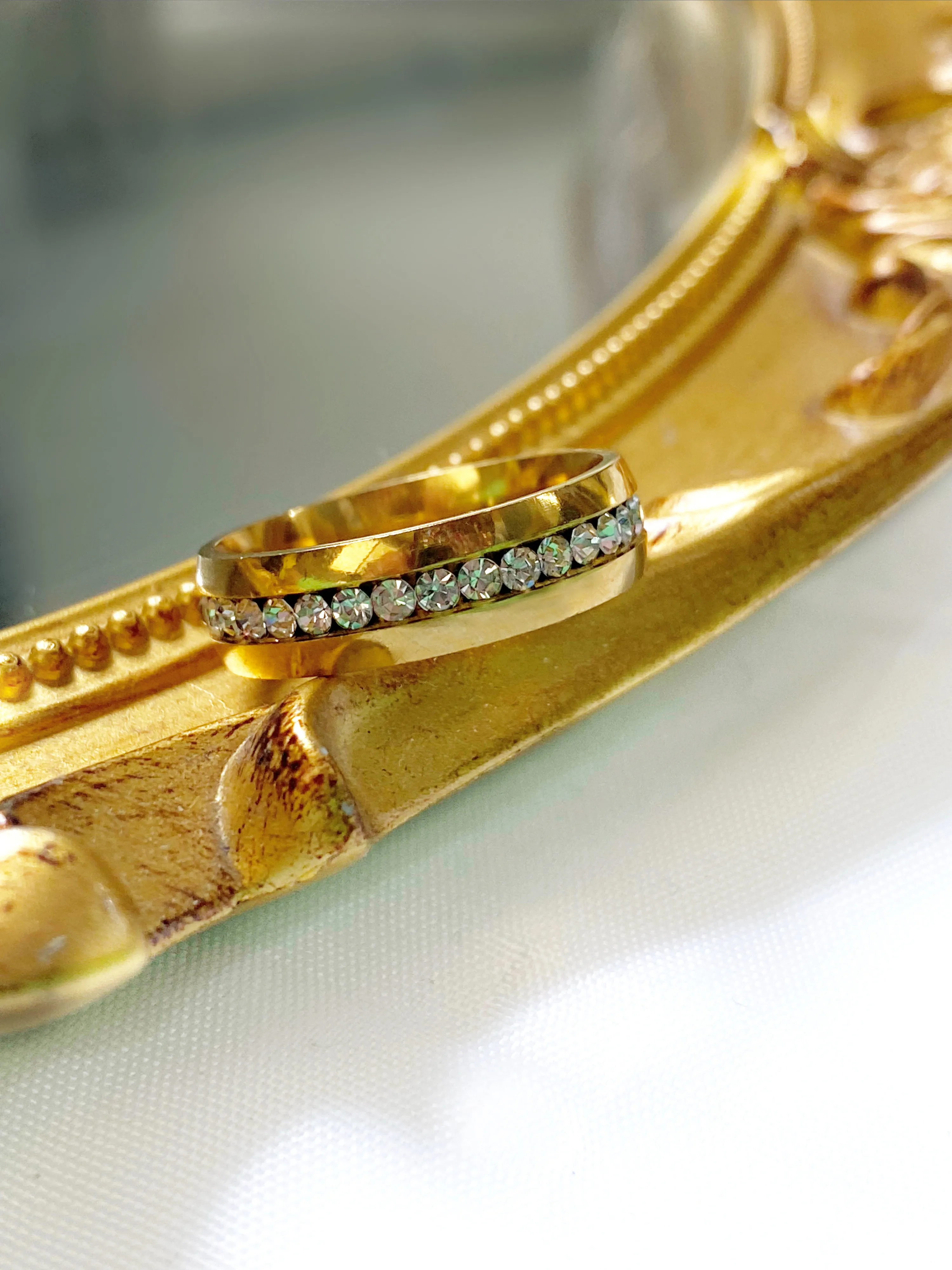 Gold Icy Band