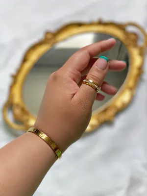 Gold Icy Band
