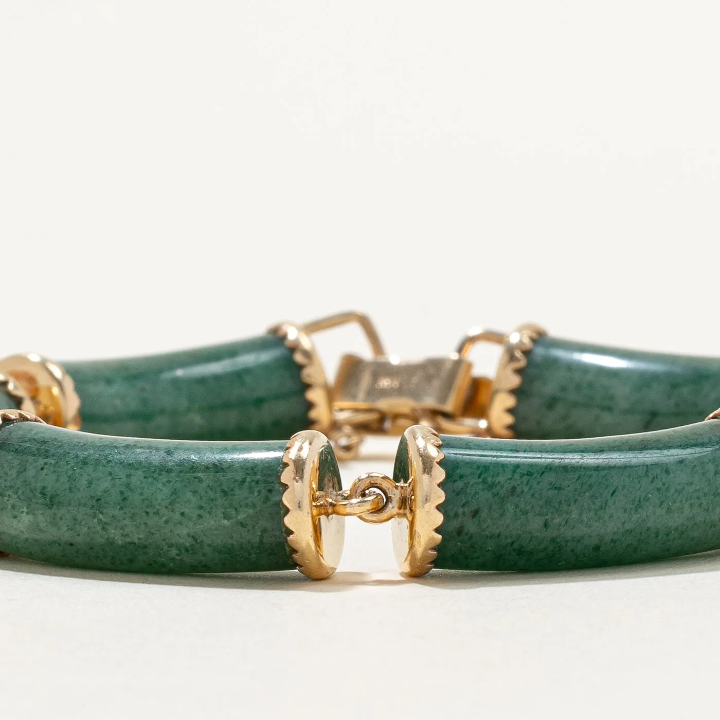 Green Quartz Bracelet | 100.00ctw | 7.5" |