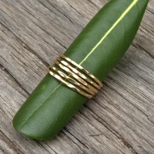 Hammered Stacking Rings