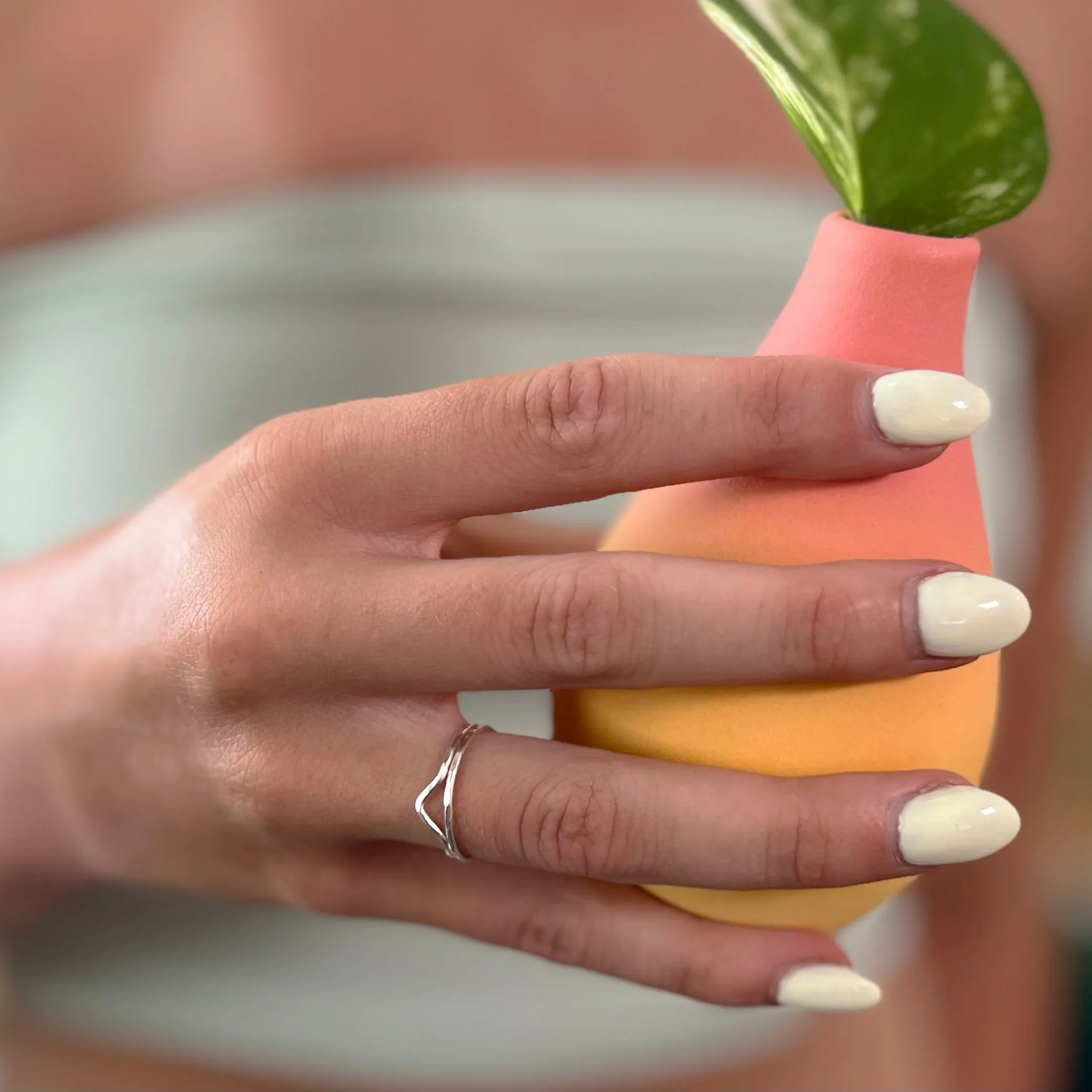 Hammered Stacking Rings