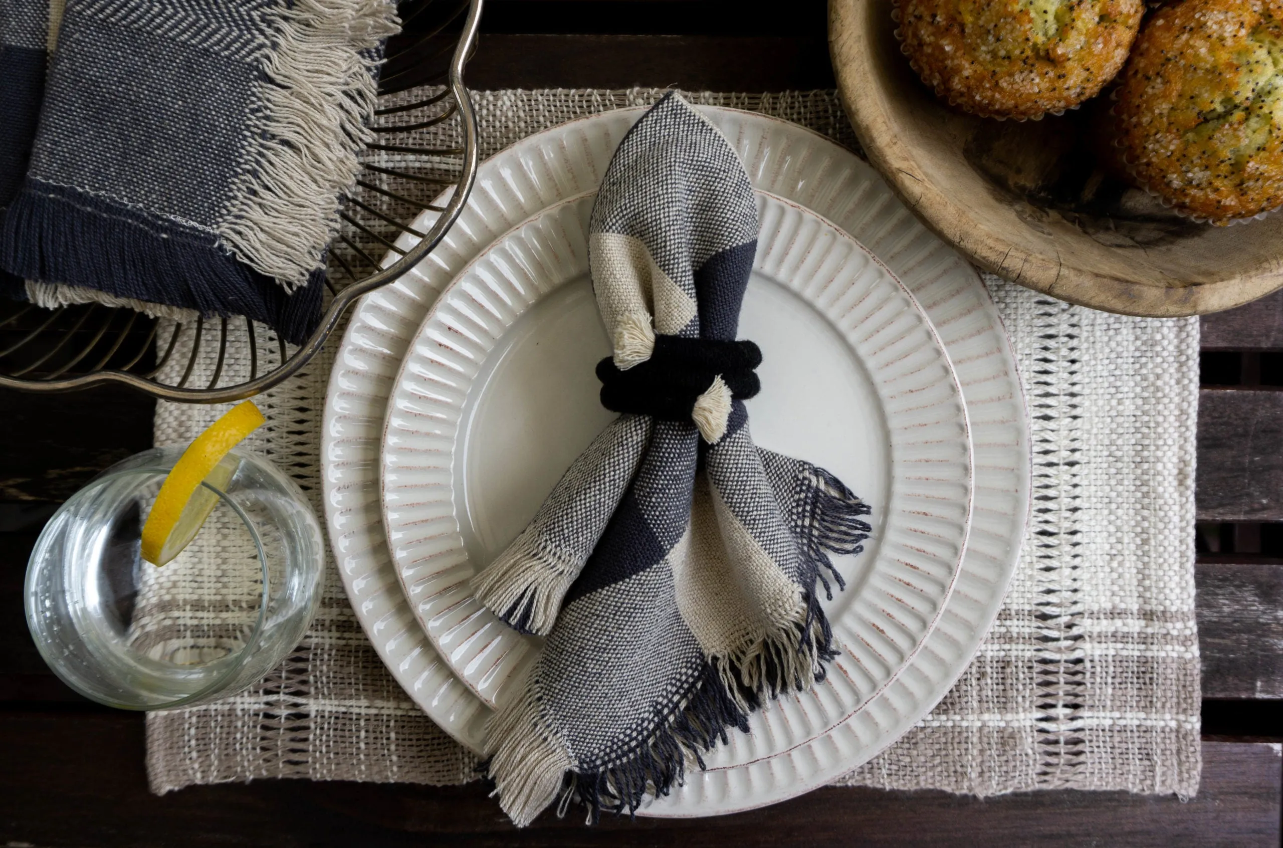 Hand-coiled Napkin Rings
