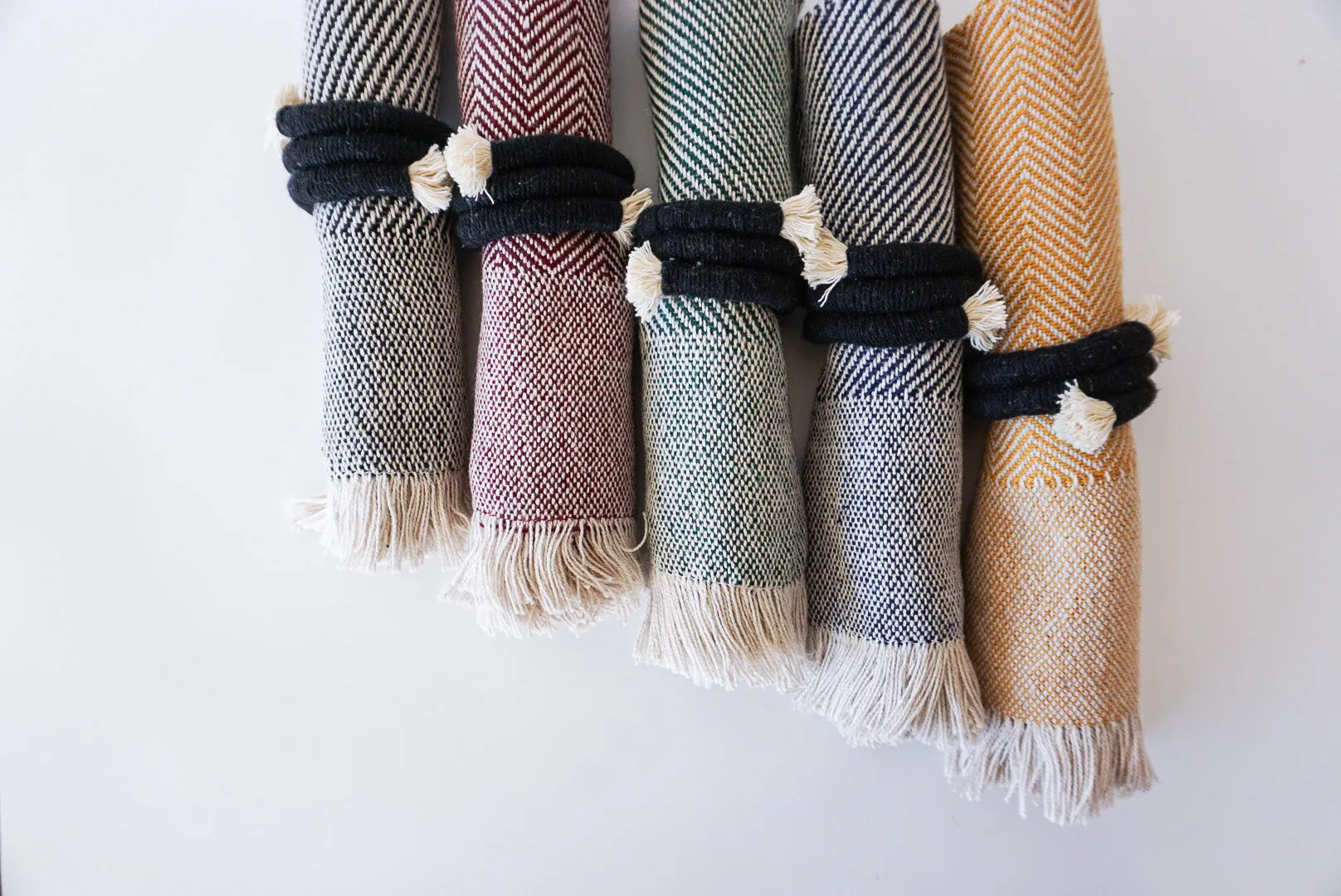 Hand-coiled Napkin Rings