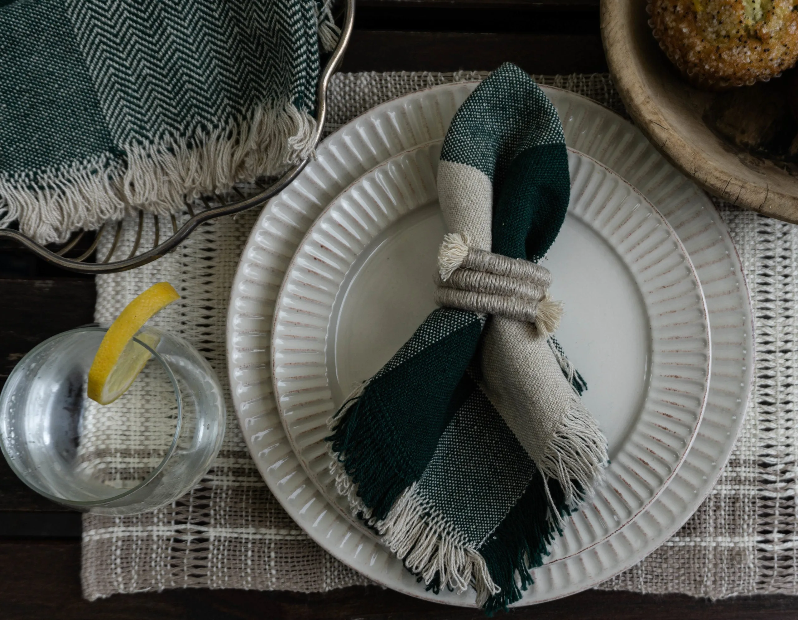 Hand-coiled Napkin Rings