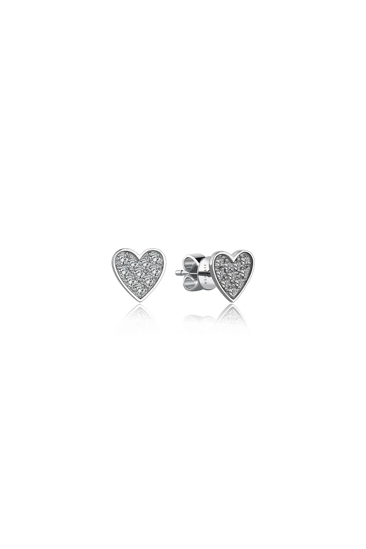 HEART PAVE EARRINGS