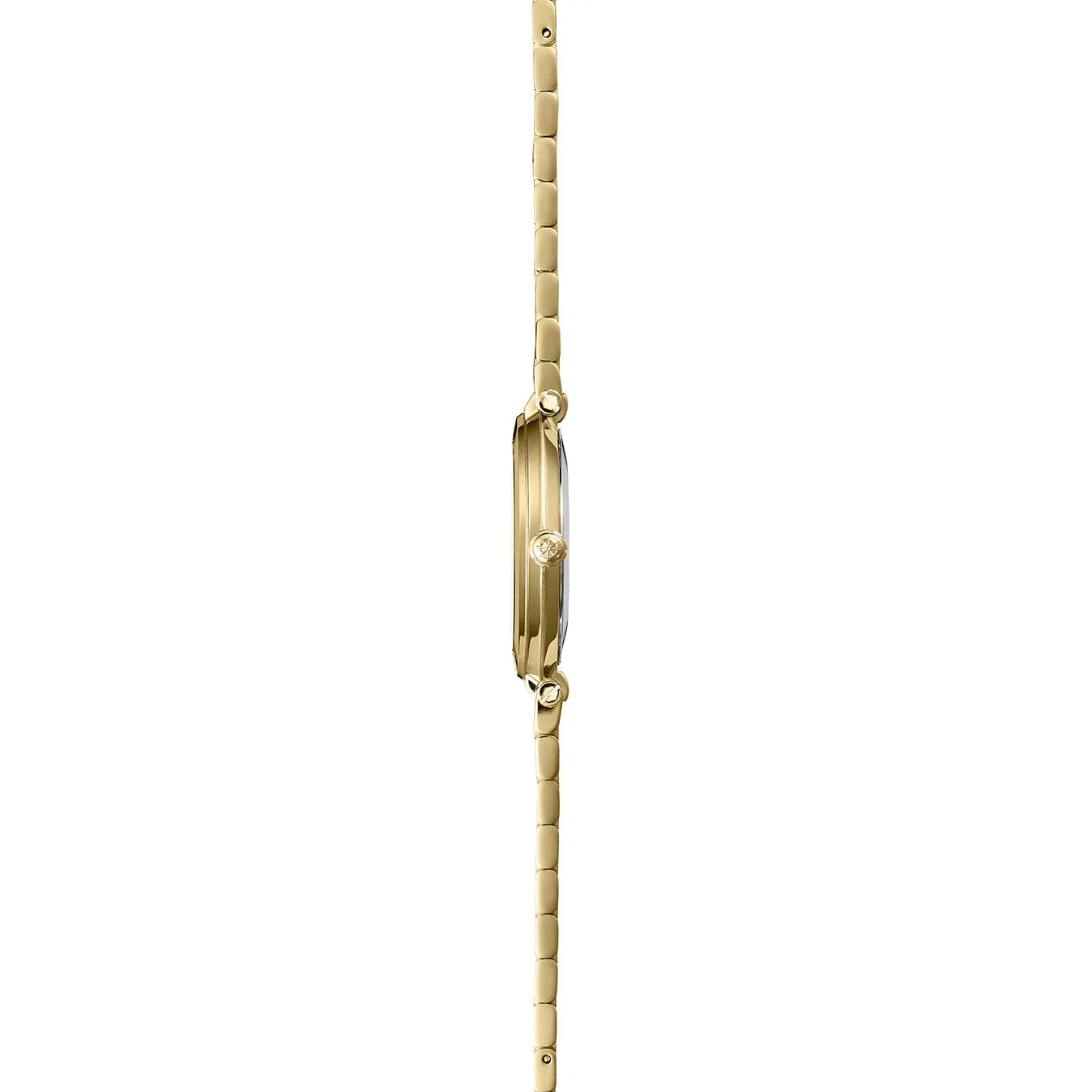 Herbelin Newport Slim Ladies White Mother of Pearl Gold Watch 16922BP09