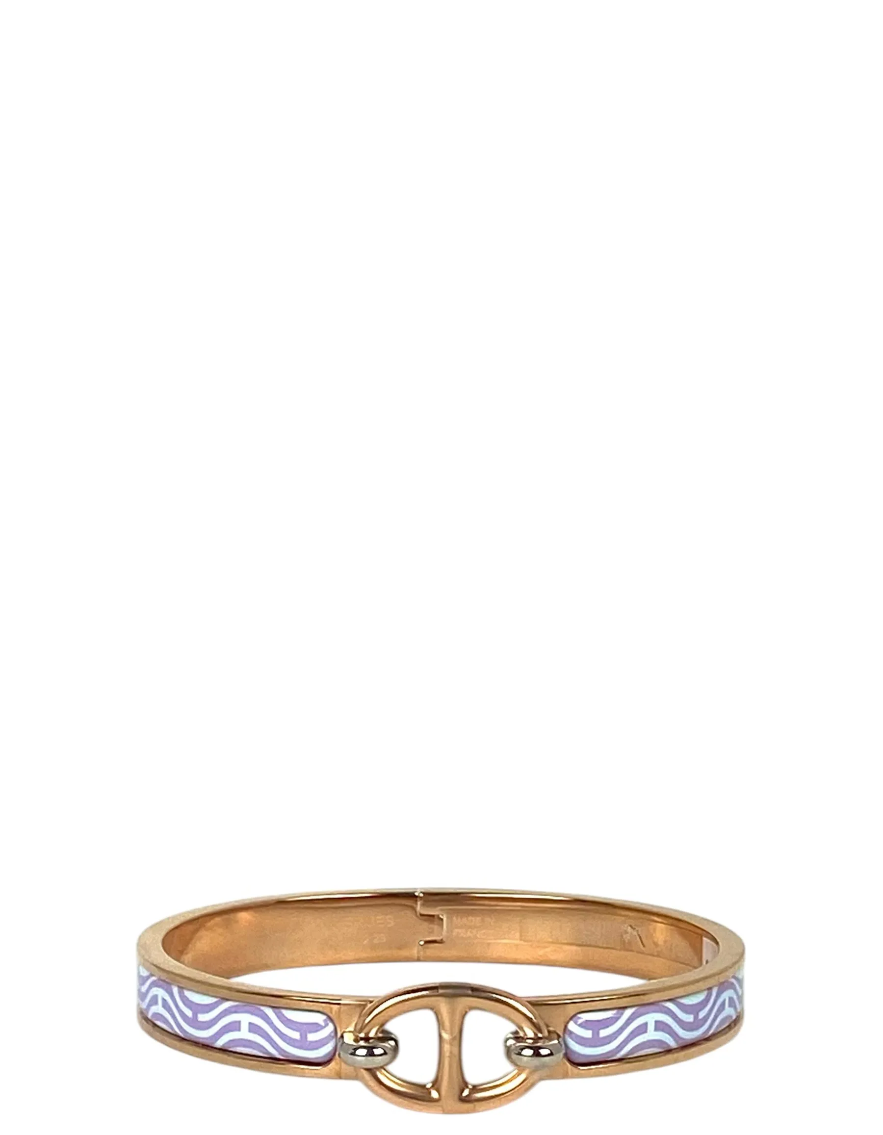 Hermes NWT Mini Clic Chaine d' Ancre Ghost Bracelet GM