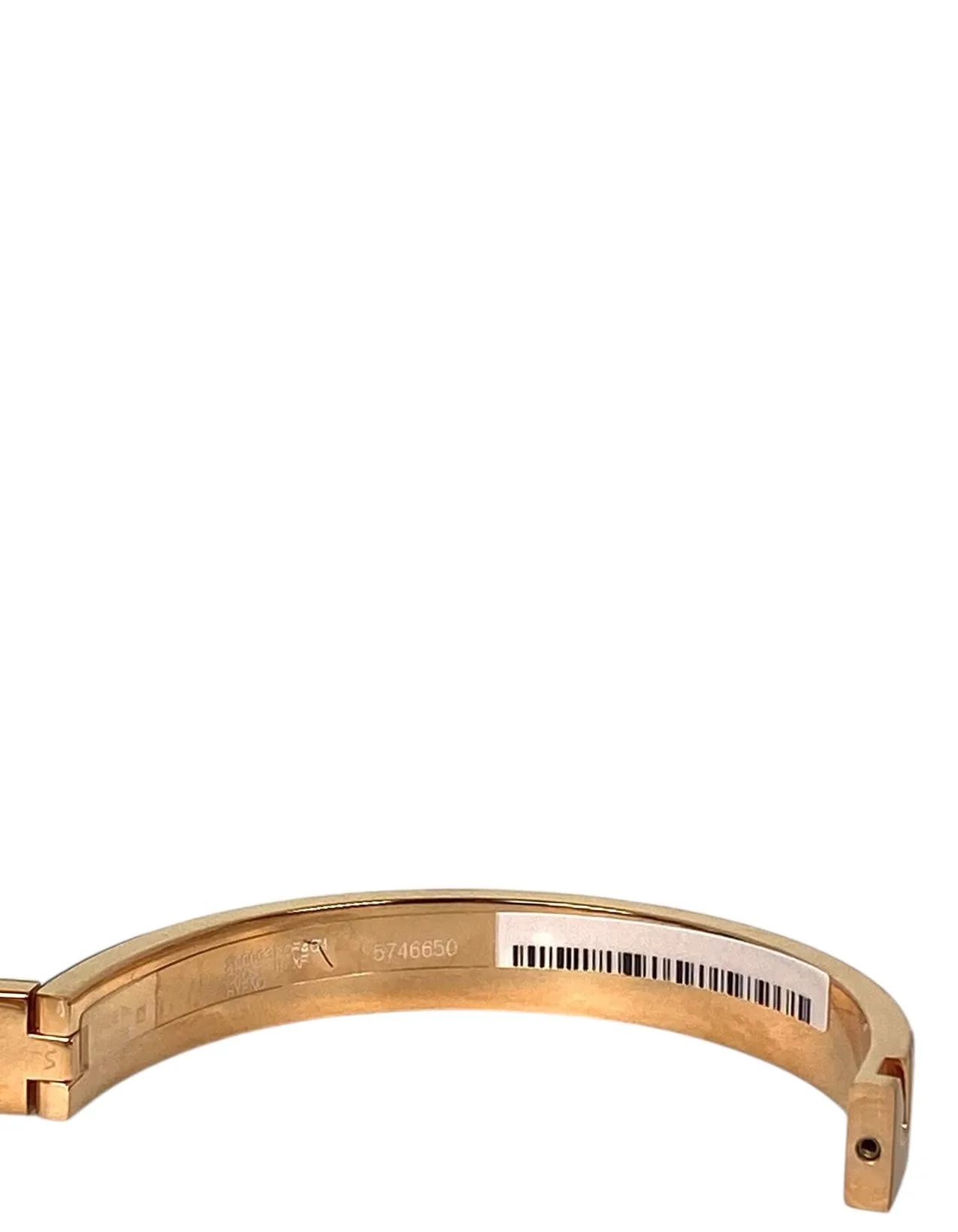 Hermes NWT Mini Clic Chaine d' Ancre Ghost Bracelet GM