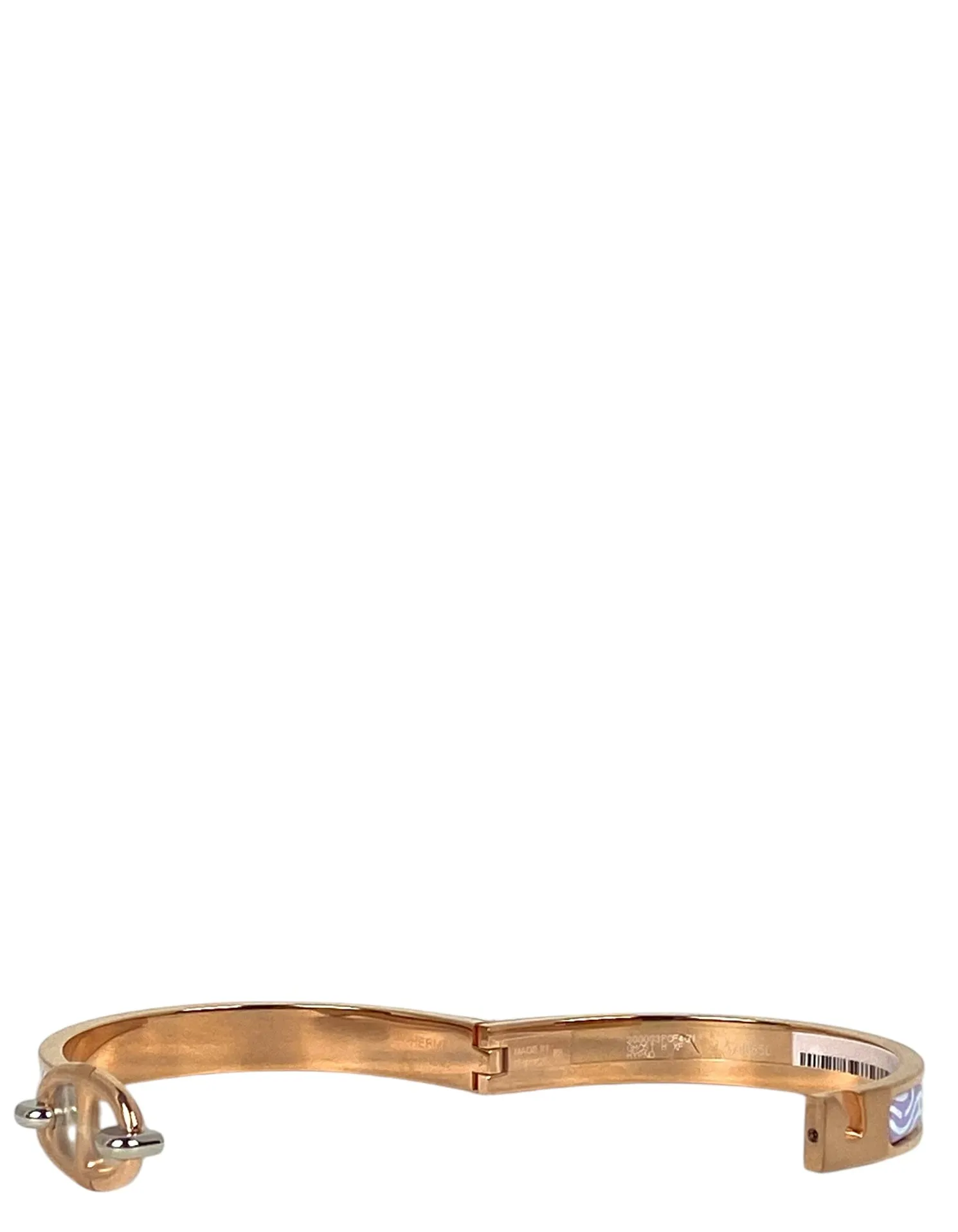 Hermes NWT Mini Clic Chaine d' Ancre Ghost Bracelet GM
