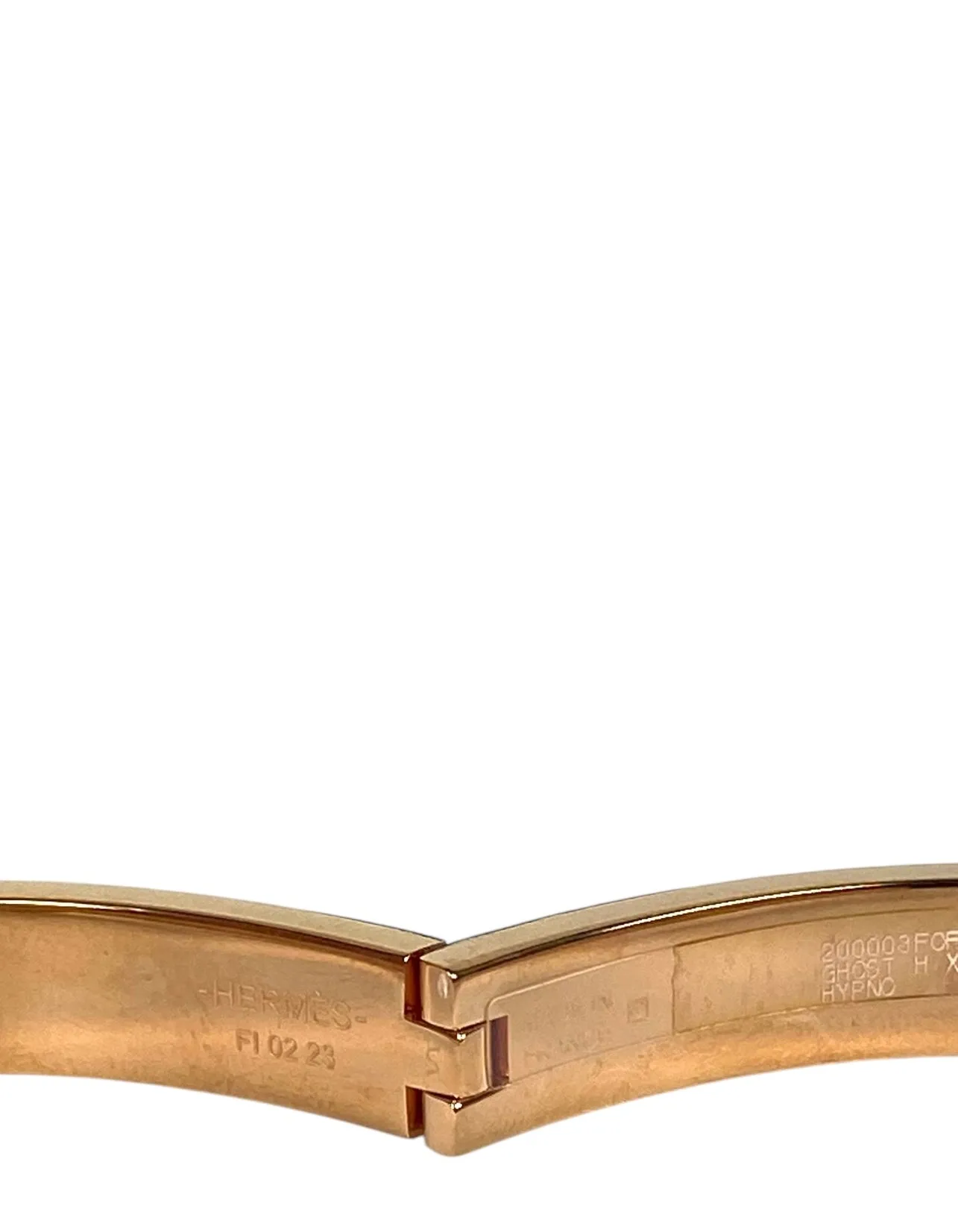Hermes NWT Mini Clic Chaine d' Ancre Ghost Bracelet GM