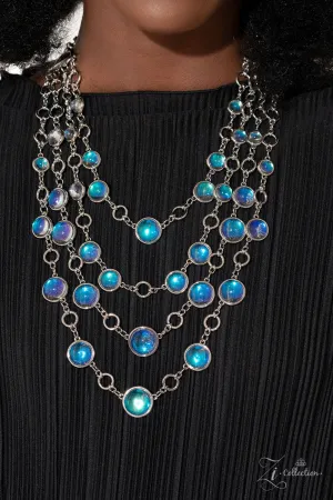 Hypnotic - 2023 Zi Collection - Multi Glassy Iridescent Bead Paparazzi Statement Necklace
