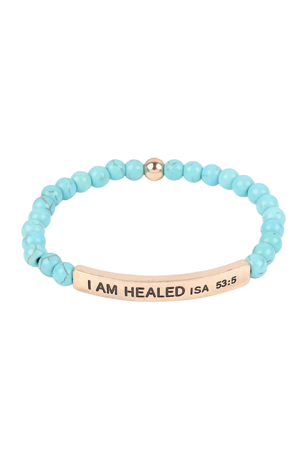 I AM HEALED ISA 53:5 INSPIRATIONAL BRACELET