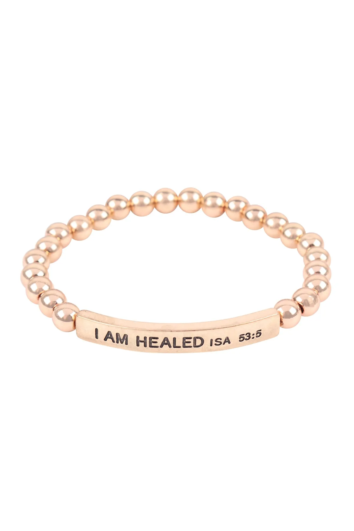 I AM HEALED ISA 53:5 INSPIRATIONAL BRACELET