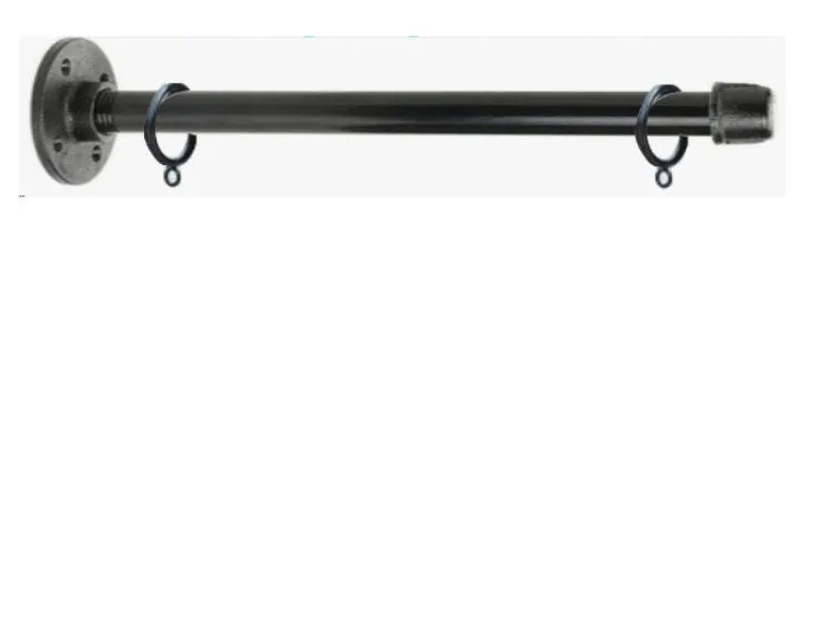 Industrial Pipe Bracket with Adjustable Rings for Custom Signage- 1/2" x 14"- BRACKET ONLY